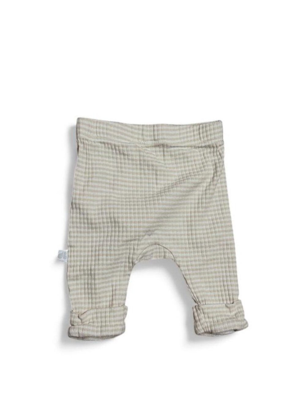 Just Born Kids' Cream and White Trousers